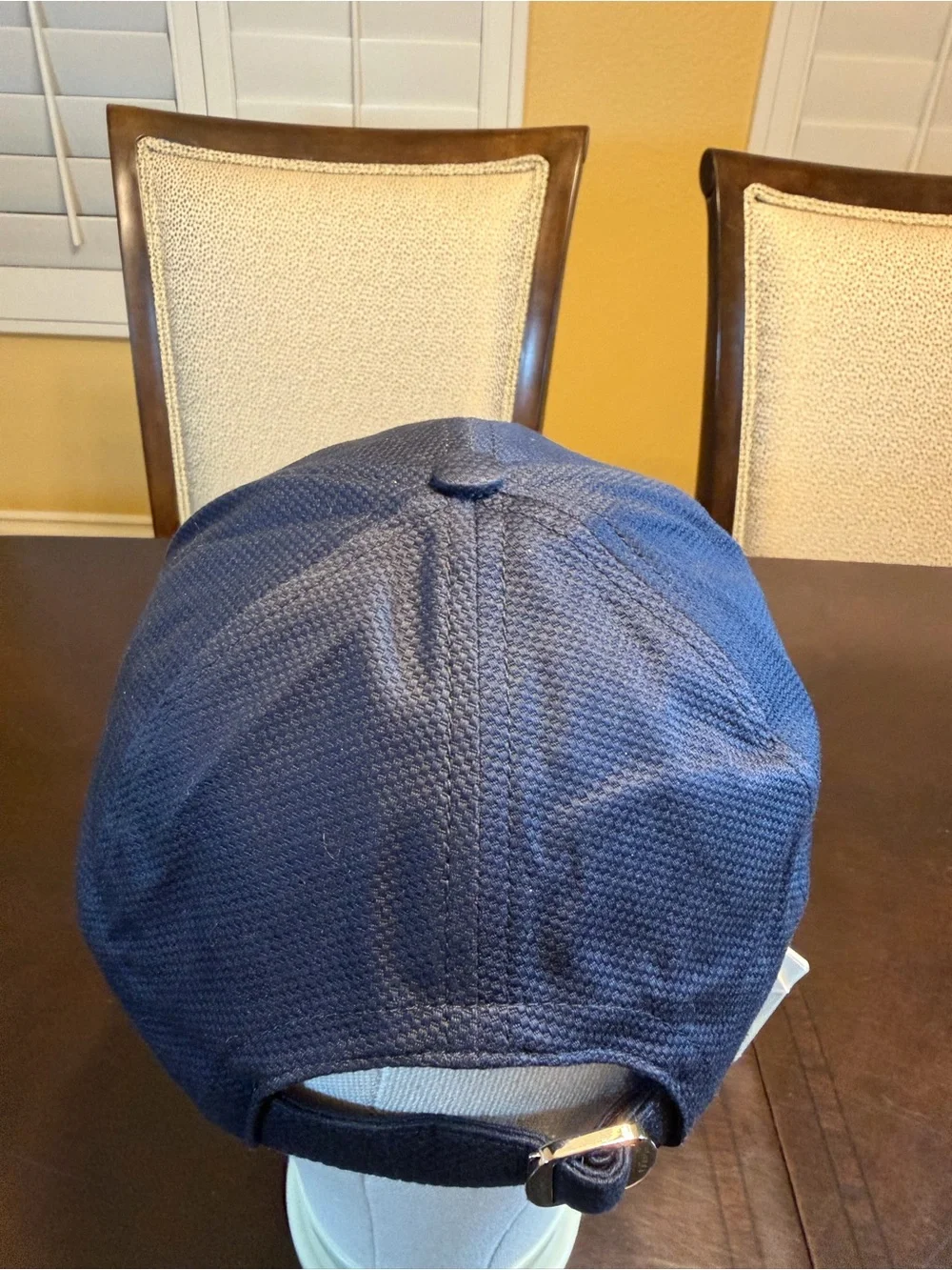 New Gucci Logo Navy Baseball Hat Size L